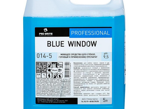 Моющее средство для стекол Pro-Brite Blue Window (014-5) 5 л (готовое к применению средство)